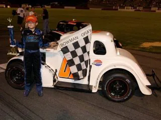 Legends car victory lane