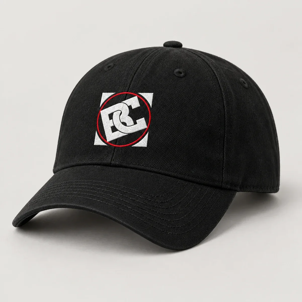 Black cap with the BC monogram