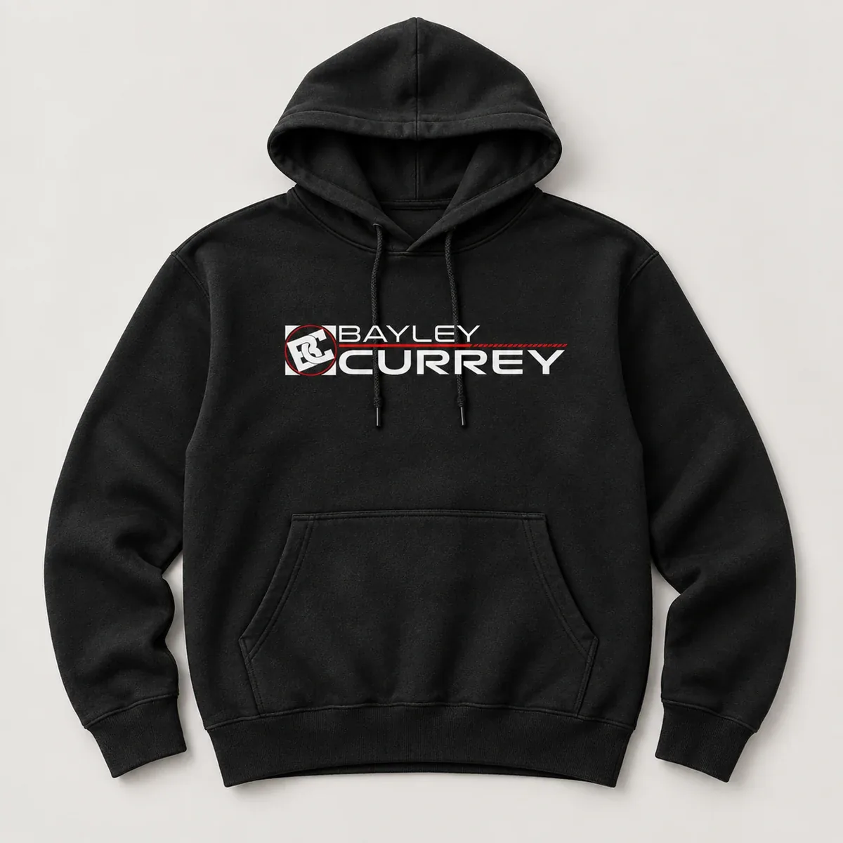 Black Bayley Currey signature hoodie