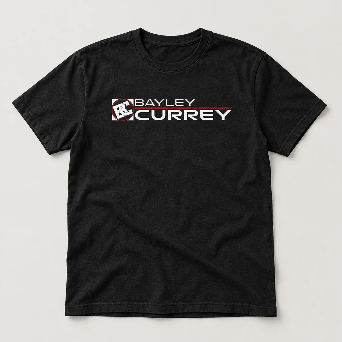 Black Bayley Currey signature T-shirt